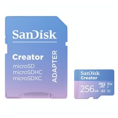 SanDisk Creator microSD SDXC A2 V30 U3 專業級效能 記憶卡, 1個, 256GB