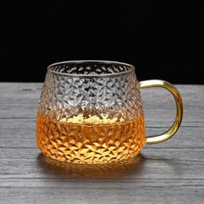 大容量玻璃冷水壺 冰紋冷泡壺, 400ml錘紋杯 單杯, 1套, 400ml