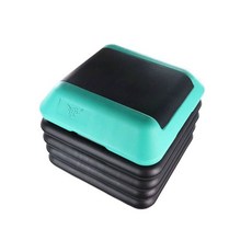 미니스텝박스 높이조절, 그린 블랙받침대4개포함, 1개