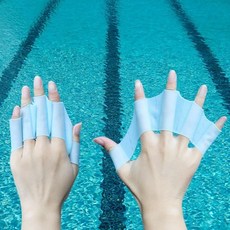 수영 휴대용 오리손 물갈퀴 2개입 1P 수상 스포츠 손가락오리발 실리콘물갈퀴 오리손 손가락에끼는물갈퀴 개구리물갈퀴 손가락오리손 수영물갈퀴 개구리오리손 개구리손 실리콘오리손 수상스포, 스카이-L