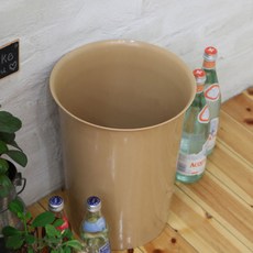 오픈휴지통10L, 1개, 브라운
