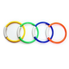 바른키즈 다이빙링 4개1세트 유아체육교구 수중훈련 잠수 링놀이 신체놀이