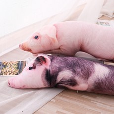 리얼 돼지 애착쿠션 바디필로우 베개 쓸데없는선물, 리얼 돼지 애착쿠션 점박이