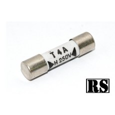 英國 RS FOR AUDIO 4A 250V (T慢熔) 5*20mm 保險絲 x1個, 1個