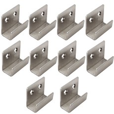 벽 후크 액자 거울 아트월 U자 걸이 브라켓 철물, 10개