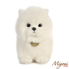 미요니 폼폼퍼피 중형 27cm 동물 강아지 애착 인형, 1개