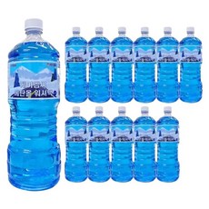 한눈알 에탄올 워셔액 1.8L 사계절 식물성 12개 1박스