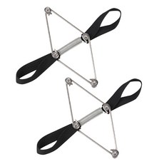 리빙공식 발가락 운동기구 필라테스 발가락링 토코렉터, 블랙-발가락 링 2개, 2개