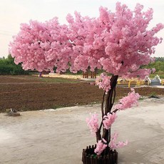인조 꽃 가지 장식 도자기 인테리어조화 플랜테리어, (확장) 2.5m x 2m