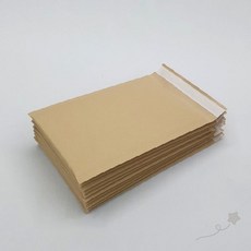 택배 발송 안전 포장 봉투 크라프트지 에어캡 내장 충격 보호 파손 방지 배송용, 1개