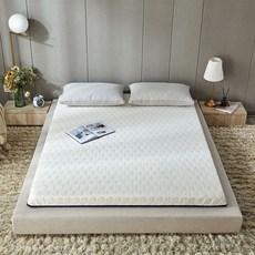 돌침대용 매트리스 라텍스 토퍼 바닥 학생용 흰색 바닥이불 침구, 1. 80X190cm, 6. 원웨이스트 9cm 하드허리