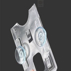 으나점빵 투명 주차증 부착용 카드홀더 차량홀더, 압착고무형(가로)