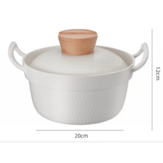 라면냄비 인덕션 겸용, 1개, 화이트, 20cm
