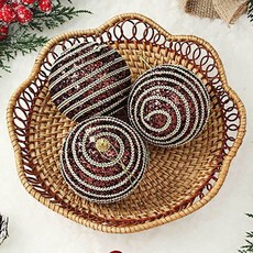 오너먼트 3P 세트 3p 8cm 가랜드 크리스마스트리tae7+1aUW