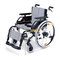 來而康 光星 NOVA 輪椅(未滅菌) Caneo S 介護 鼓剎型 移位型 輪椅 補助B款附加A款 贈輪椅置物袋, 1個, 48cm,背高40cm, Caneo S 贈輪椅置物袋