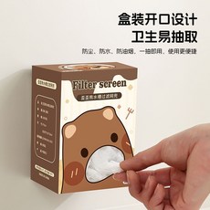 歪歪熊水槽過濾網 盒裝設計 衛生易抽取, 1套, 1個