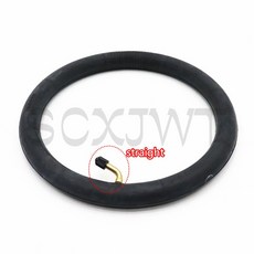 10x1-1/4 美嘴内胎 彎嘴 AV滑板車 兒童自行車 折疊自行車abike, 1個, Black