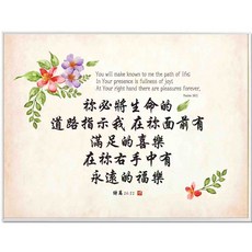 思語畫框 基督聖經經文福音掛畫 相框桌飾壁飾 聖誕禮品婚禮裝飾, 1個