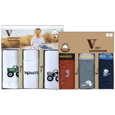 兒童內衣怪獸吉普男孩跑步+恐龍男孩玫瑰兒童內衣套裝