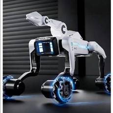 로봇강아지 반려 애완용 로봇견 스마트독 장난감 인형 집게, 배터리 1개 (약 3시간), SF (AI 오프로드 팔 음성)