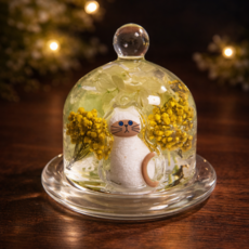 메모리얼 하바리움 반려동물 털 보관 제작 키트, 치즈냥