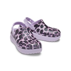 [크록스] 정품매장배송 207838-90L 키즈 애니멀 큐티 레오파드 클로그 굽높이 45mm (175mm ~ 250mm) - NC순천점