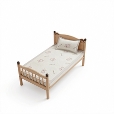 兒童涼感軟席 幼兒園午睡專用 50*90cm, 米色小狗, 1個