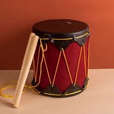 난타북 타악기 북 공연 난타 전통 국악 성인용 소가죽 드럼, 소가죽 드럼 7 인치, 1개