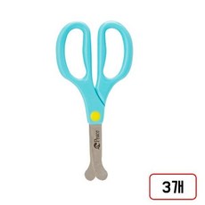 평화)아이사랑 안전가위(DNJ89805), 3개, 블루