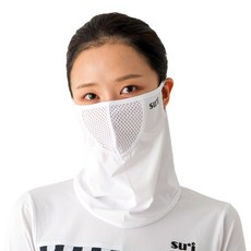 얼굴 햇빛가리개 스포츠 E형 마스크, E-1 화이트, 1개