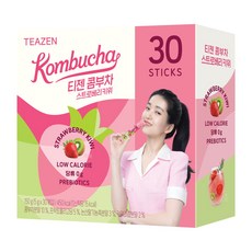 [티젠] 콤부차 스트로베리키위 30입, 150ml