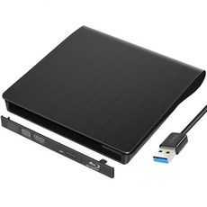 외장 광학 디스크 드라이브 케이스 박스 USB 3.0 SATA 고속 맥북 윈도우 PC 노트북 블루레이 CD DVD-ROM 9., 03 12.7MM, 1개