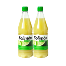 솔리몬 스퀴즈드 라임즙 1000ml X 2병 라임농축액, 솔리몬 스퀴즈드 라임즙 X 라임농축액, 1L