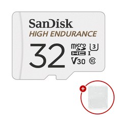 샌디스크 마이크로SD카드 High Endurance 하이엔듀런스 SDSQQNR + SD카드 케이스, 1개, 32GB
