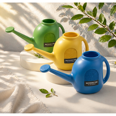 일본산 비비드 컬러 슬림 롱노즐 물조개 1.2L - 감성 플랜테리어 디자인 화분 물뿌리개 물조리개, 블루, 1개