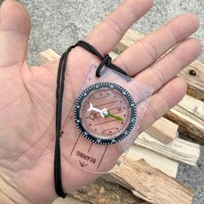 등산 투명 EDC 서바이벌 나침반 캠핑, 1개, 상세페이지 참조