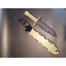 翔準 1:1 塑膠製 模型 M9 刺刀 道具刀 COSPLAY, 1個, 沙色