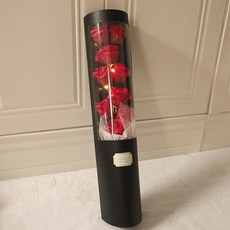 模擬玫瑰香皂花抱抱桶, 九朵抱抱桶花束 紅色