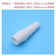 洗衣機排水管接頭 延長轉接配件, 1個, 升級款接頭1個+卡箍