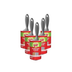 Scotch Brite 린트 롤러 밸류 팩 애완동물 털에 사용하기 좋음 5개 롤러당 95장 총 475장 282194, 5 Pack, 475 Sheets