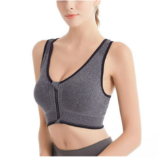 darin 前拉鍊式無鋼圈運動內衣