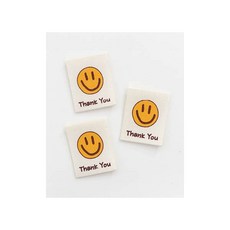 퀼트스타 오늘도 스마일 면라벨_땡큐 와인, 3개