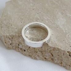리드컴퍼니 커플링 평반지 4mm 순은 실버 925 남자 은반지 실버반지