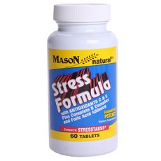 MASON natural 壓力配方錠膳食補充劑, 60顆, 1罐