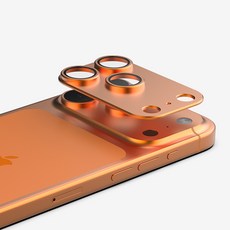 아이쉘 빛번짐 방지 메탈 카메라 보호 풀커버 강화유리 필름, 1개