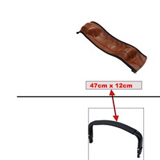 핸드폰케이스 Bugaboo 카멜레온 핸들 보호 커버 Pu 가죽 케이스 커버 팔걸이 범퍼 커버 유모차 액세서리 1 2 3 3 플러스, 1 pcs br kid new