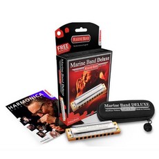 HOHNER Marine Band Deluxe 豪華十孔口琴 F調, 1個, D