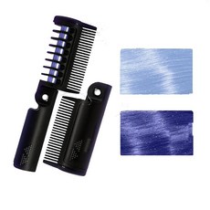 Easilydays 임시 헤어 초크 빗 염료 성인용 탁 가능한 컬러 메이크업 스포츠 이벤트 할로윈 크리스마스 생일 코스프레 축제 DIY 파티 06# 라이트 블루 [호환]