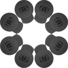 알리볼 글러브 잠금장치 야구 글러브 8팩용 레이스 잠금장치 다시는 매듭이 필요 없음 강력한 신축성 플라스틱 및 스프링 제작 모든 장갑 야구 글러브 액세서리에, Gray, 회색 451762