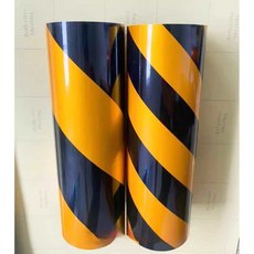 주차장 반사필름 스티커 대형 황검 안전 충돌 충돌방지 표지, 황흑색반사필름 15CM 폭X25m